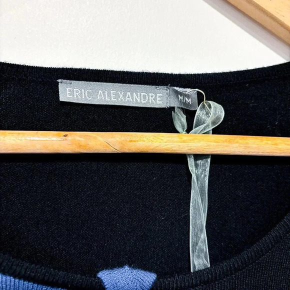 ERIC ALEXANDRE Black & blue dress - Picture 4 of 7